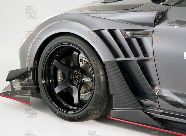 Varis Wide Body Parts Front Fender and Extension Set Kamikaze R